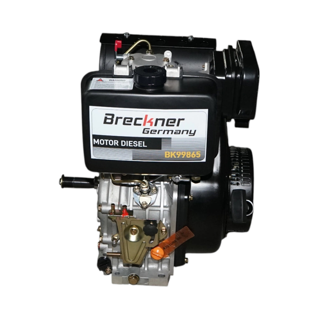 Motore diesel 13CV 192F, 498cc, 3600 giri/min, albero cilindrico filettato 25,4mm, avviamento a strappo