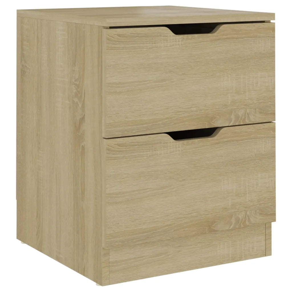 Comodino Rovere Sonoma 40x40x50 cm in Legno Multistrato 326729