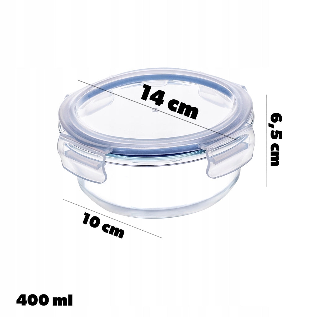 Contenitore per alimenti KADAX, porta pranzo da 400 ml con coperchio