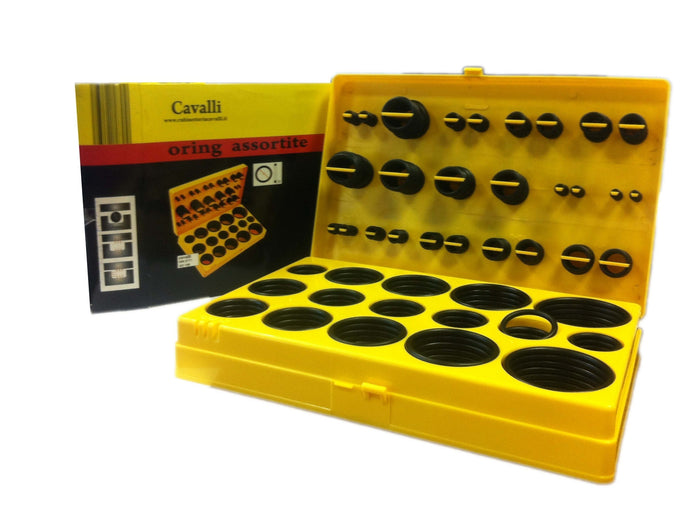 Confezione cassetta con ricambi per Guarnizioni, di diverse misure