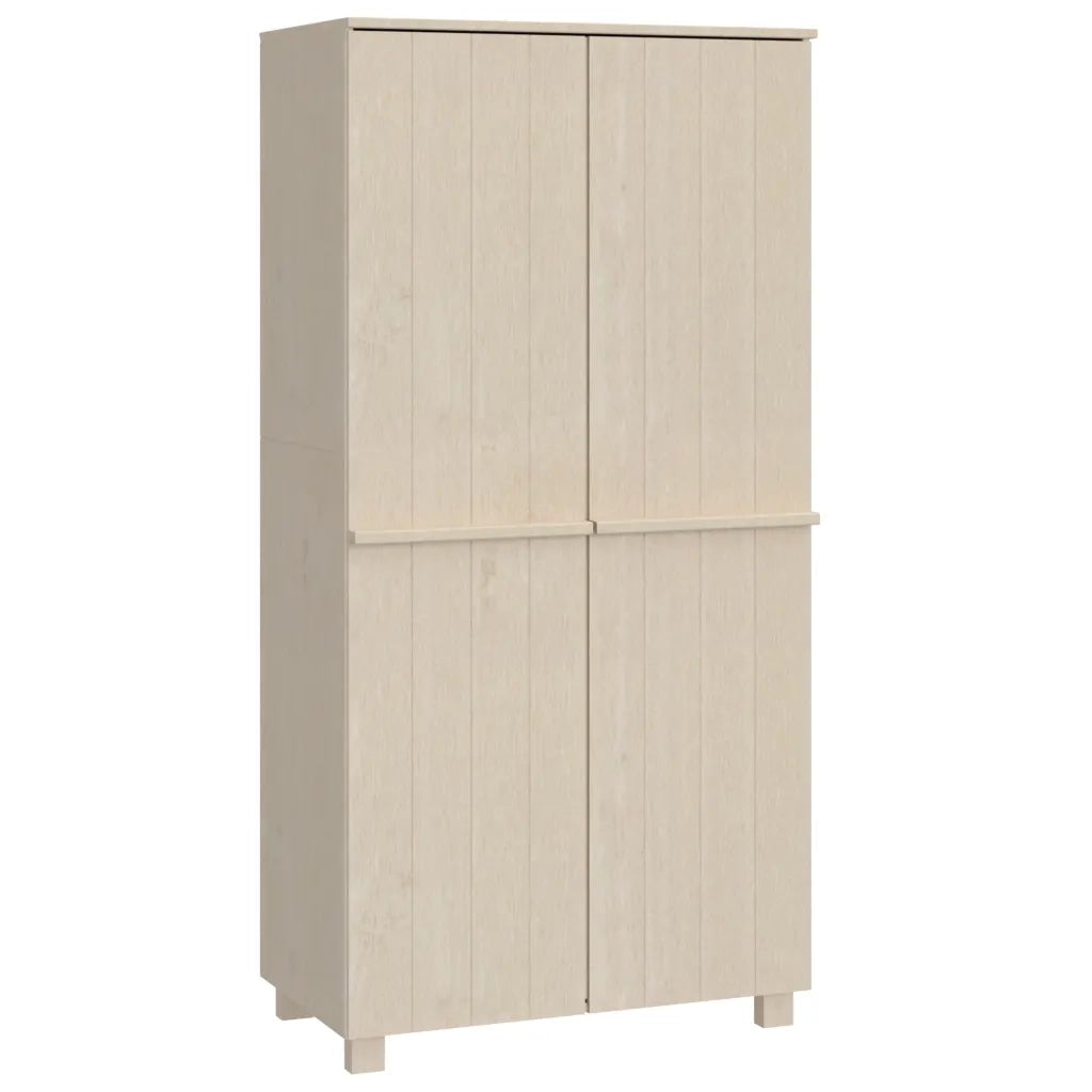 Armadio HAMAR ambra 89x50x180 cm in Legno Massello di Pino CFW9400887