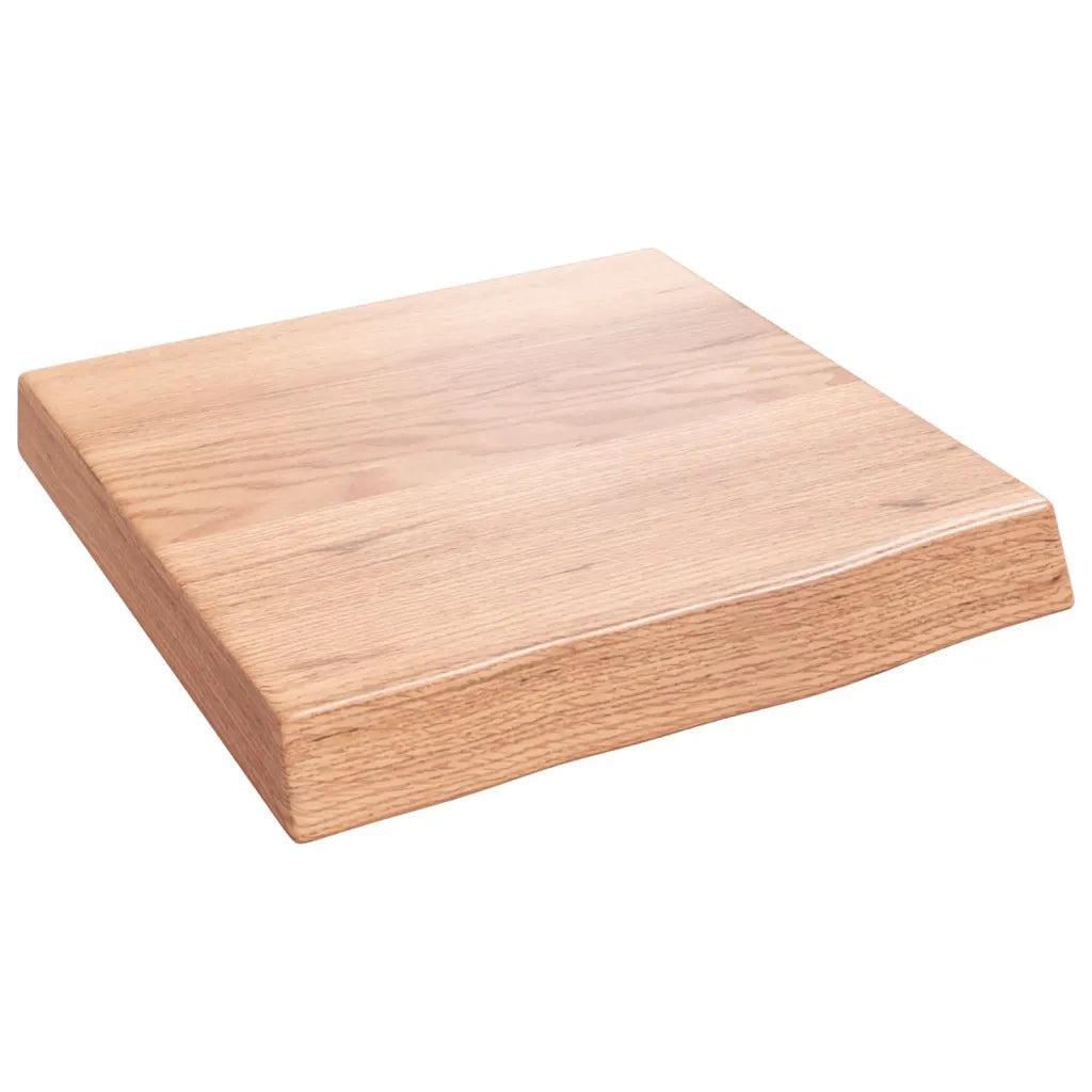 Piano Bagno Marrone 40x40x(2-6) cm Legno Massello Trattato 3156094