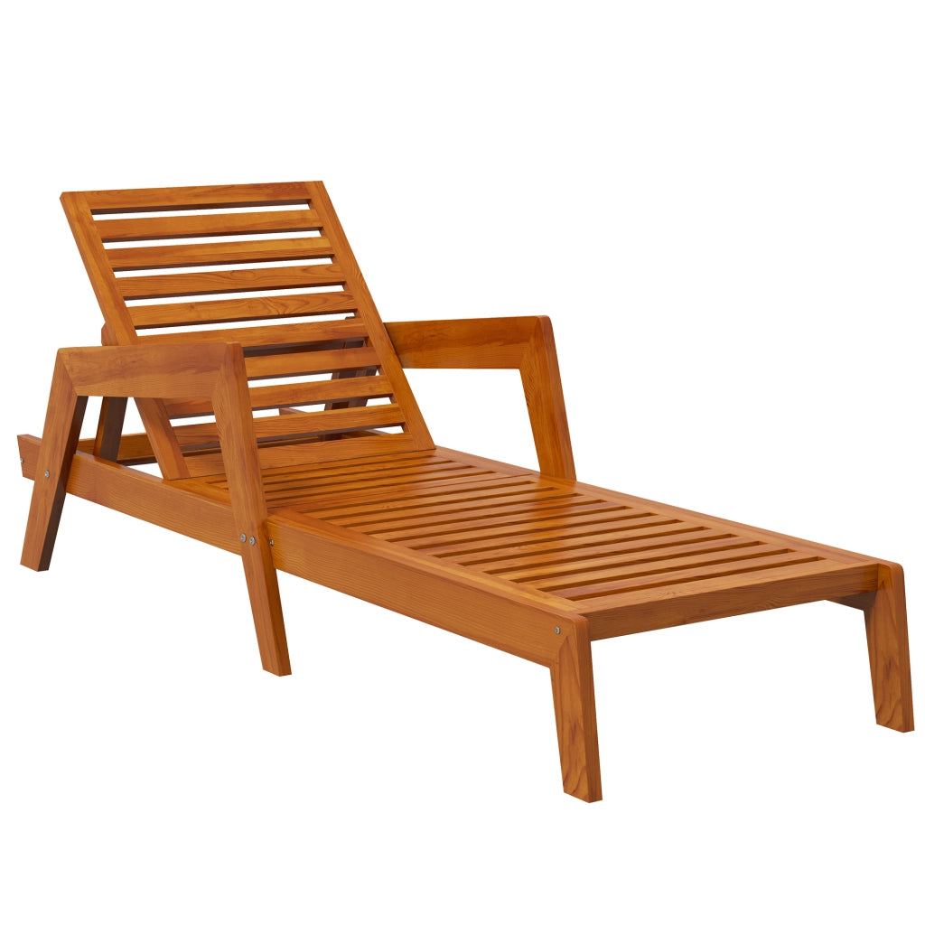 Lettino solare in legno da giardino e terrazzo finitura impermeabile struttura stabile capacità di carico fino a 120 kg comfort e resistenza garantiti
