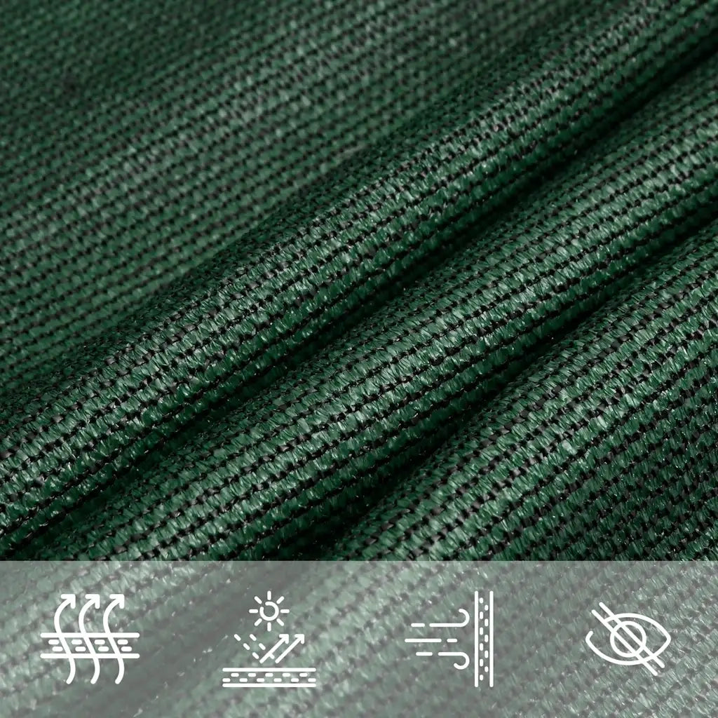 Vela Parasole 160 g/m² Verde Scuro 4/5x4 m in HDPE 311491