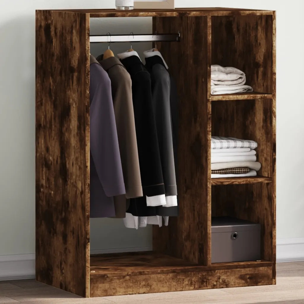 Armadio Rovere Fumo 77x48x102 cm in Legno Multistrato CFW8333914