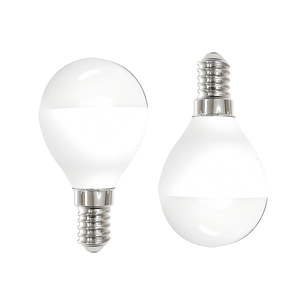 2 Pezzi Lampadina LED, E14 P45 G45 12W 1160LM Bianco Freddo 6500K D45X85mm