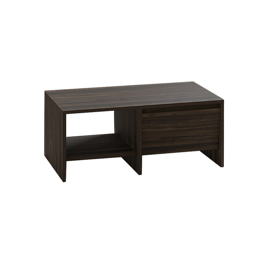 Tavolino in legno "Laris" - 90 x 45 x 35 cm - Marrone