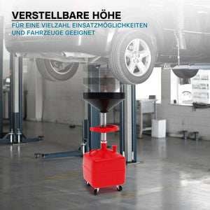 Recuperatore olio esausto con serbatoio di raccolta 35L Carrello per recupero olio