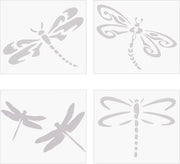 Decalcafo Auto Sticker Decal Vinile Acqua-Resistente per Decorazione del Veicolo - 8 Fogli - Bianco