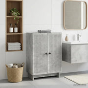Mobiletto da Bagno EDE Grigio Cemento 59,5 x 31 x 80 cm 895958