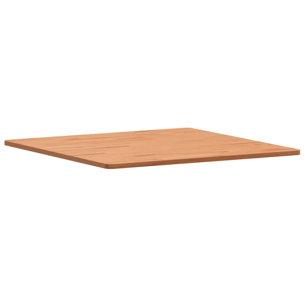 Piano per Tavolo 70x70x1,5 cm Quadrato Legno Massello di Faggio 355969