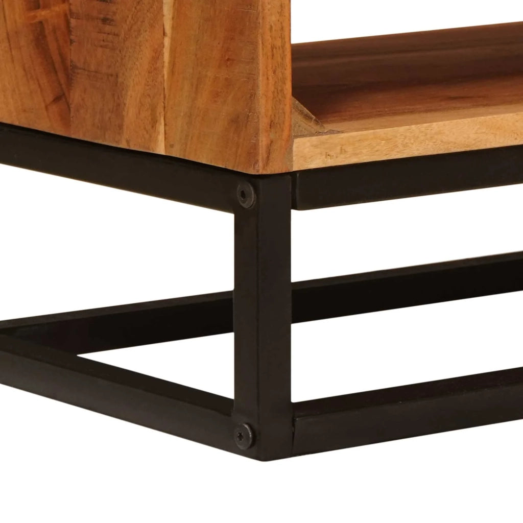 Mobile TV | Armadietto TV | Mobile Porta TV Naturale 110 x 30 x 44 cm Legno di Acacia Massello