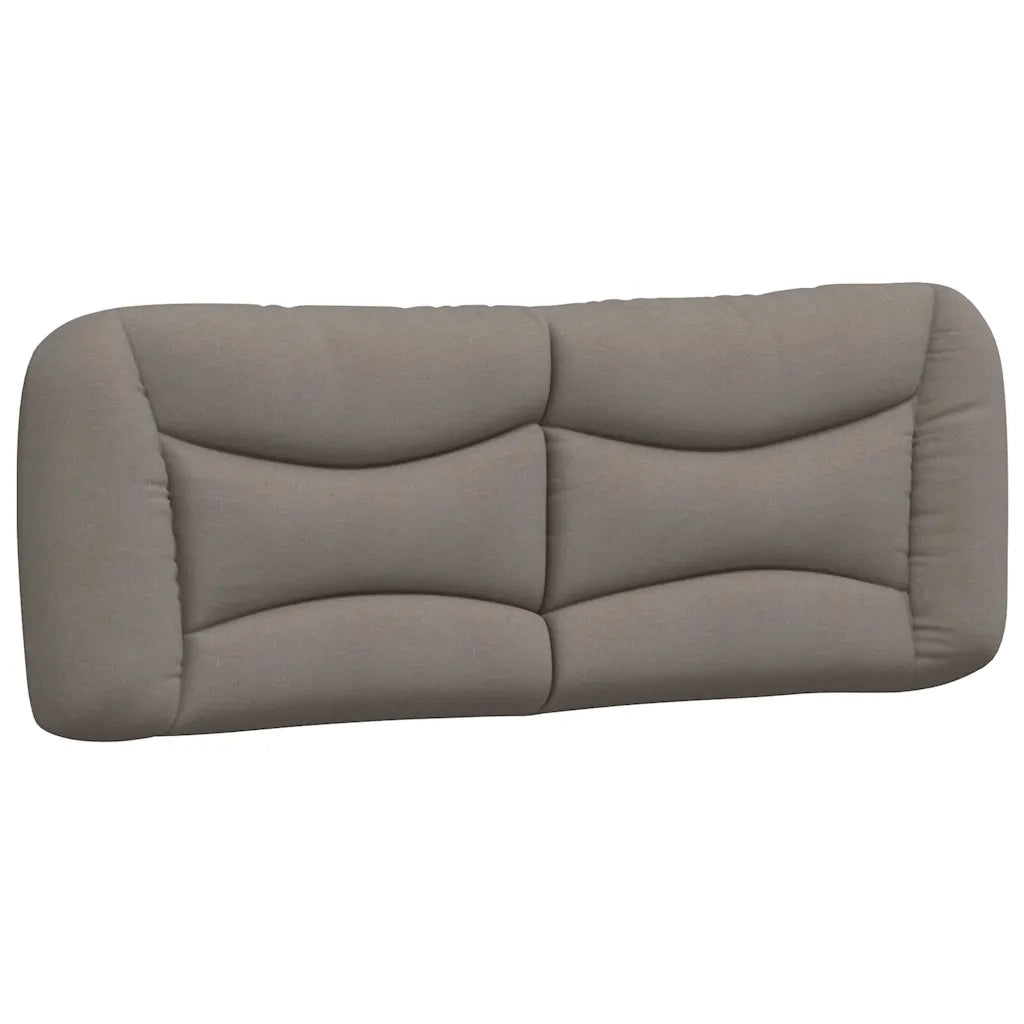 Giroletto con LED senza Materasso-Struttura Letto Hvar Tortora 140x190 cm in Tessuto
