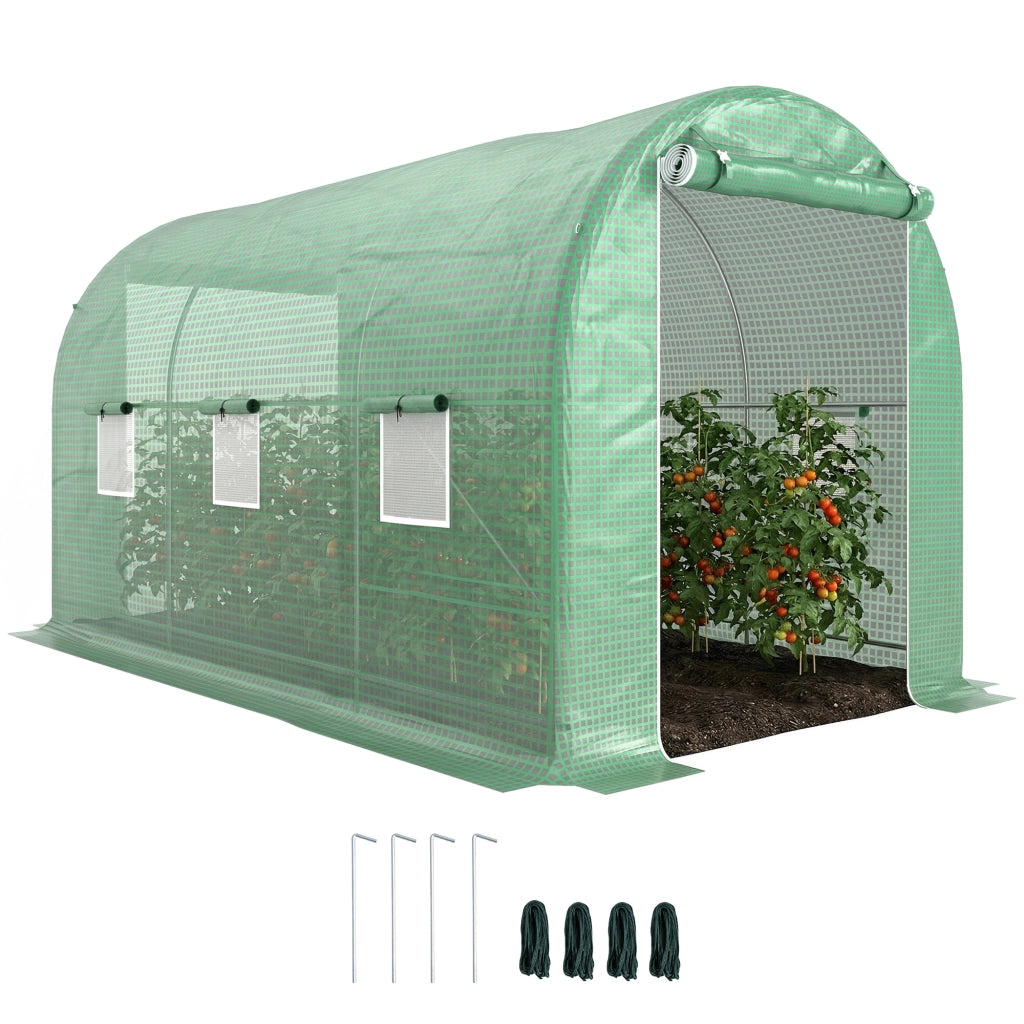 Serra da Giardino Tunnel ¨C zephmum ¨C Verde 4L x 2l x 2.05H m
