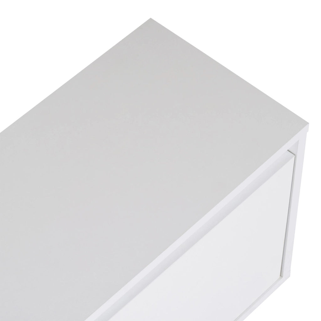 Porta TV in legno "Sentinel" - 160 x 30 x 42 cm - Bianco