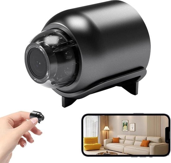 Camera di sicurezza 1080P WiFi con rilevamento movimento e controllo via app - Camera per interni - Mini camera nascosta