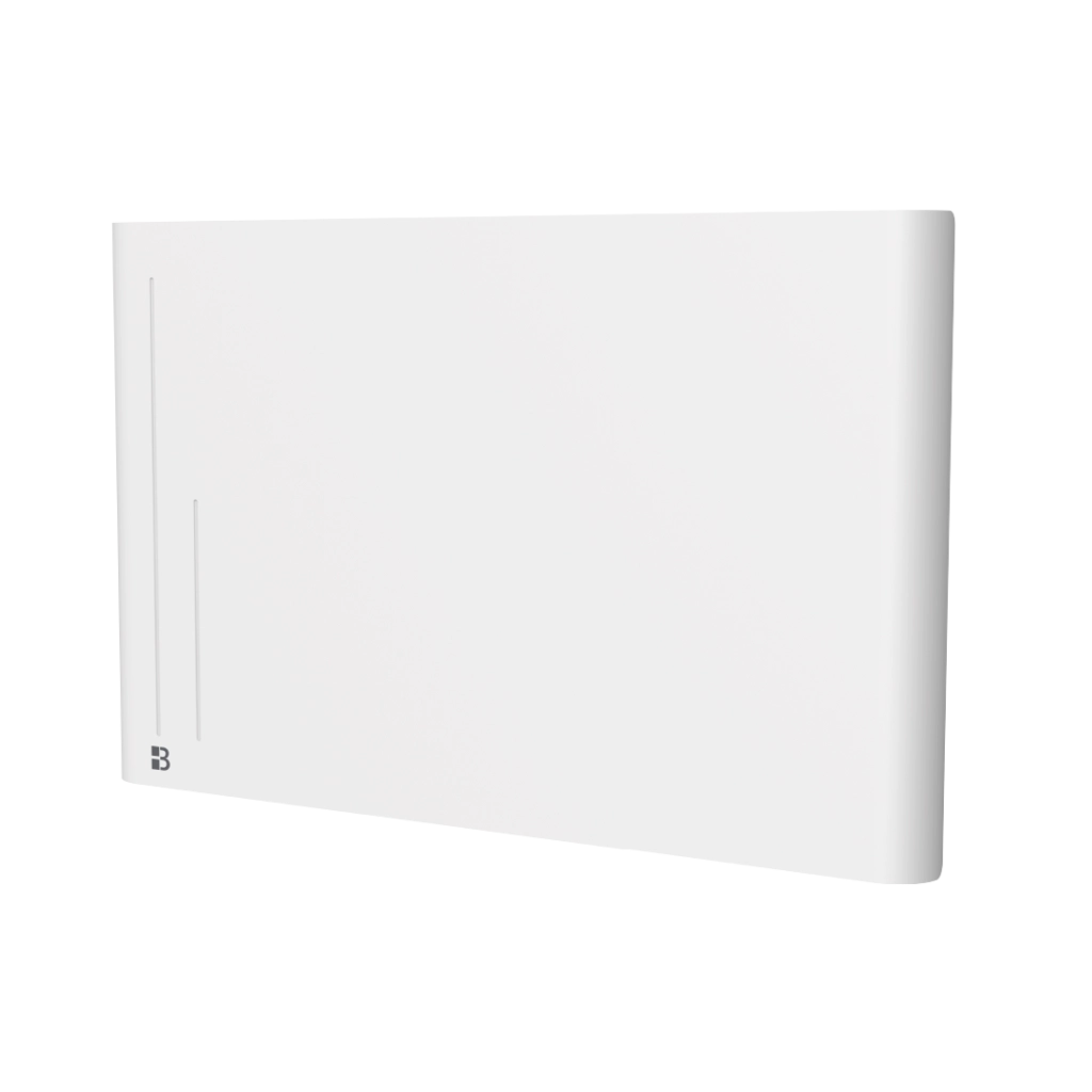 Radiatore elettrico fisso ad inerzia ceramica a secco 1500W ALBA orizzontale bianco