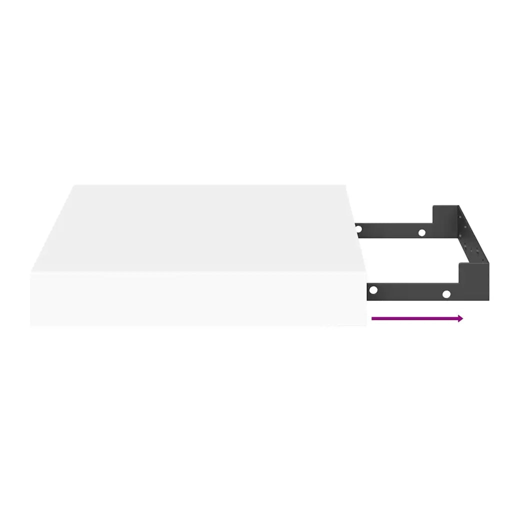 Scaffale a Parete Bianchi 23x23,5x3,8 cm in MDF 323802