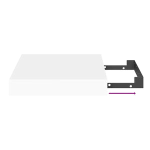 Scaffale a Parete Bianchi 23x23,5x3,8 cm in MDF 323802