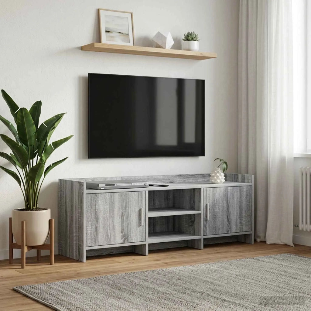 Mobile TV 130 x 33 x 47 cm Sonoma grigio Legno ingegnerizzato 8011176