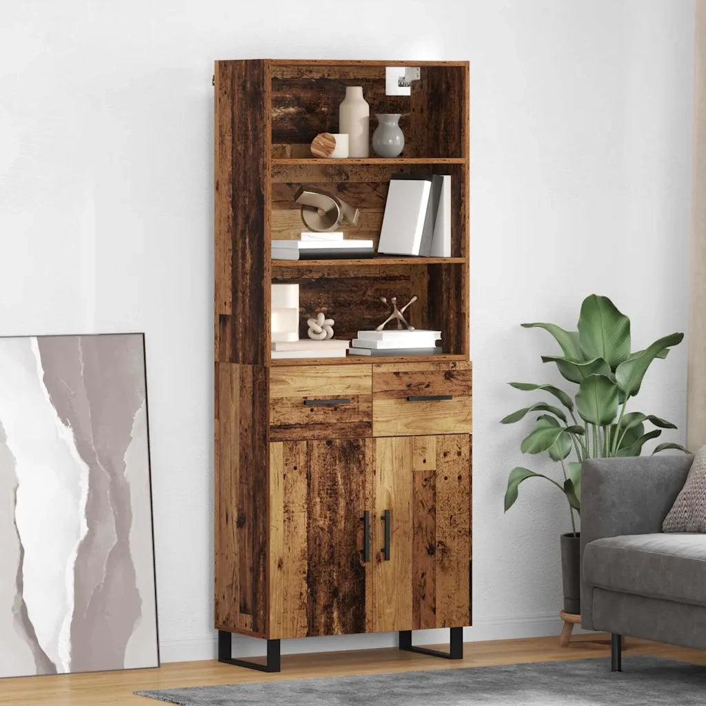 Credenza con cassetto 2 pcs Legno vecchio Legno multistrato 3415630
