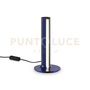 DORICA LAMPADA DA TAVOLO LED 3000K 8W  1100 lm DIMMERABILE BLU CANNETTATO