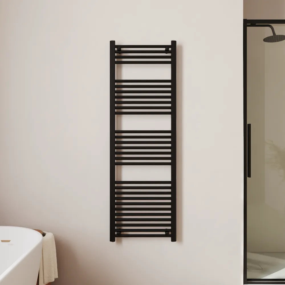 Termoarredo idraulico 1500x500 nero opaco interasse 450 | Polaris