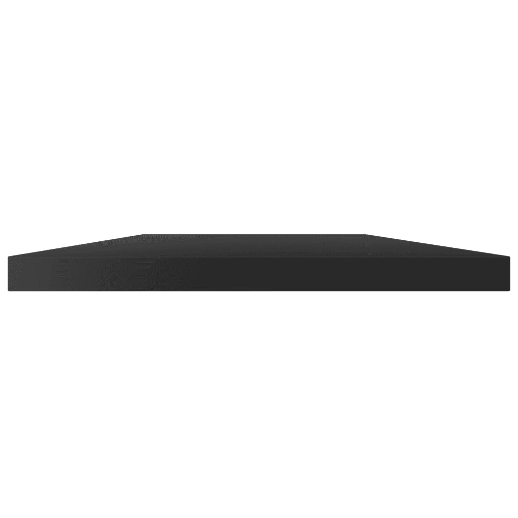 Ripiani per Libreria 8 pz Nero Lucido 60x40x1,5 cm Truciolato