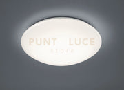 POLLUX PLAFONIERA LED 12W 1160lm, 3000K CON SENSORE DI MOVIMENTO DIFFUSORE METACRILATO BIANCO IP44 D. 27CM