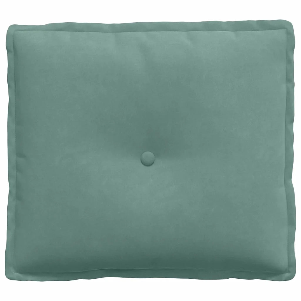 Cuscino per Schiena Verde Mare 50 x 45 cm Tessuto in Cords