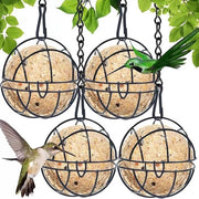 Pacchetto di 4 case per uccelli, casa per uccelli in metallo, case per uccelli, gabbia con catena, casa per uccelli, case per uccelli, case per uccelli per piccioni, animali selvatici