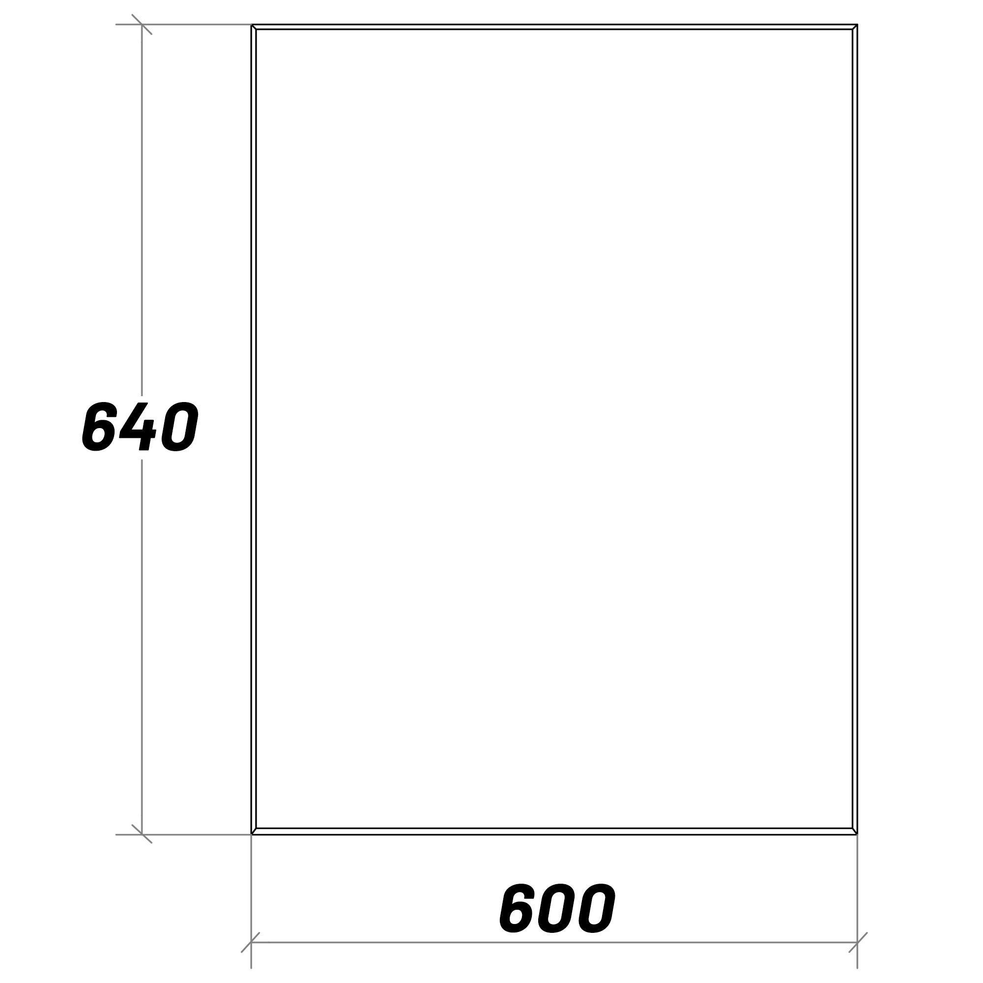 Lineabeta - Specchio molato reversibile Speci 60x64cm