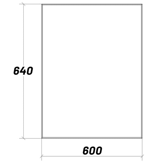 Lineabeta - Specchio molato reversibile Speci 60x64cm