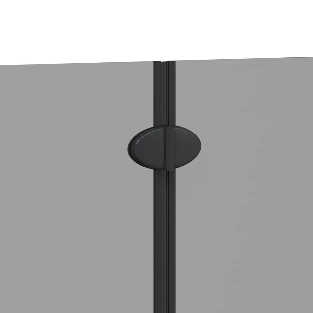 Involucro Doccia Nero 95 x 140 cm Vetro ESG e Alluminio 42018546