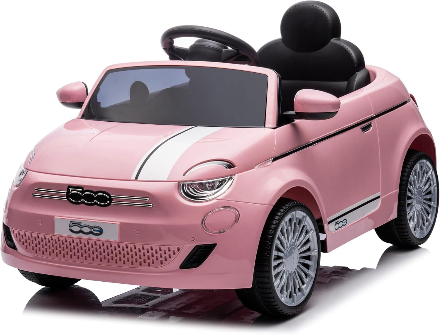 Macchina Elettrica per Bambini Licenza Ufficiale Fiat 500 Small 10,8V 3,1Ah Rosa