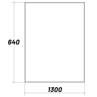 Lineabeta - Specchio molato reversibile Speci 130x64cm