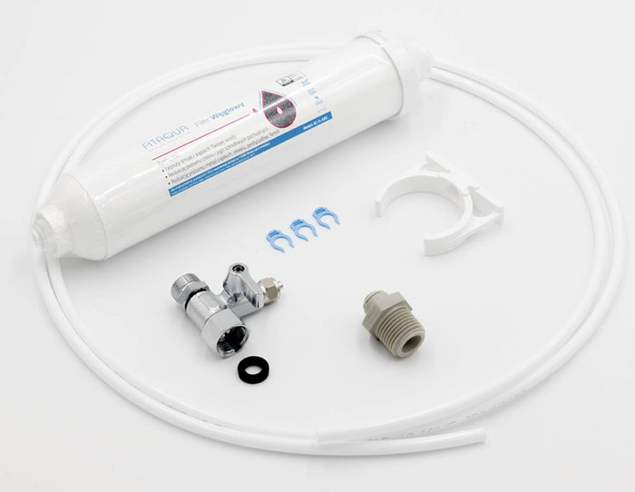 Rubinetto cucina con bocca flessibile e sistema di filtraggio acqua – 2 leve, acciaio spazzolato e design moderno