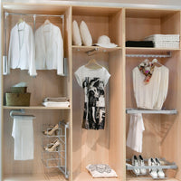 Spessore Laterale per Appendiabiti per Armadio Hang Verniciato Alluminio Tecnoplastica Emuca