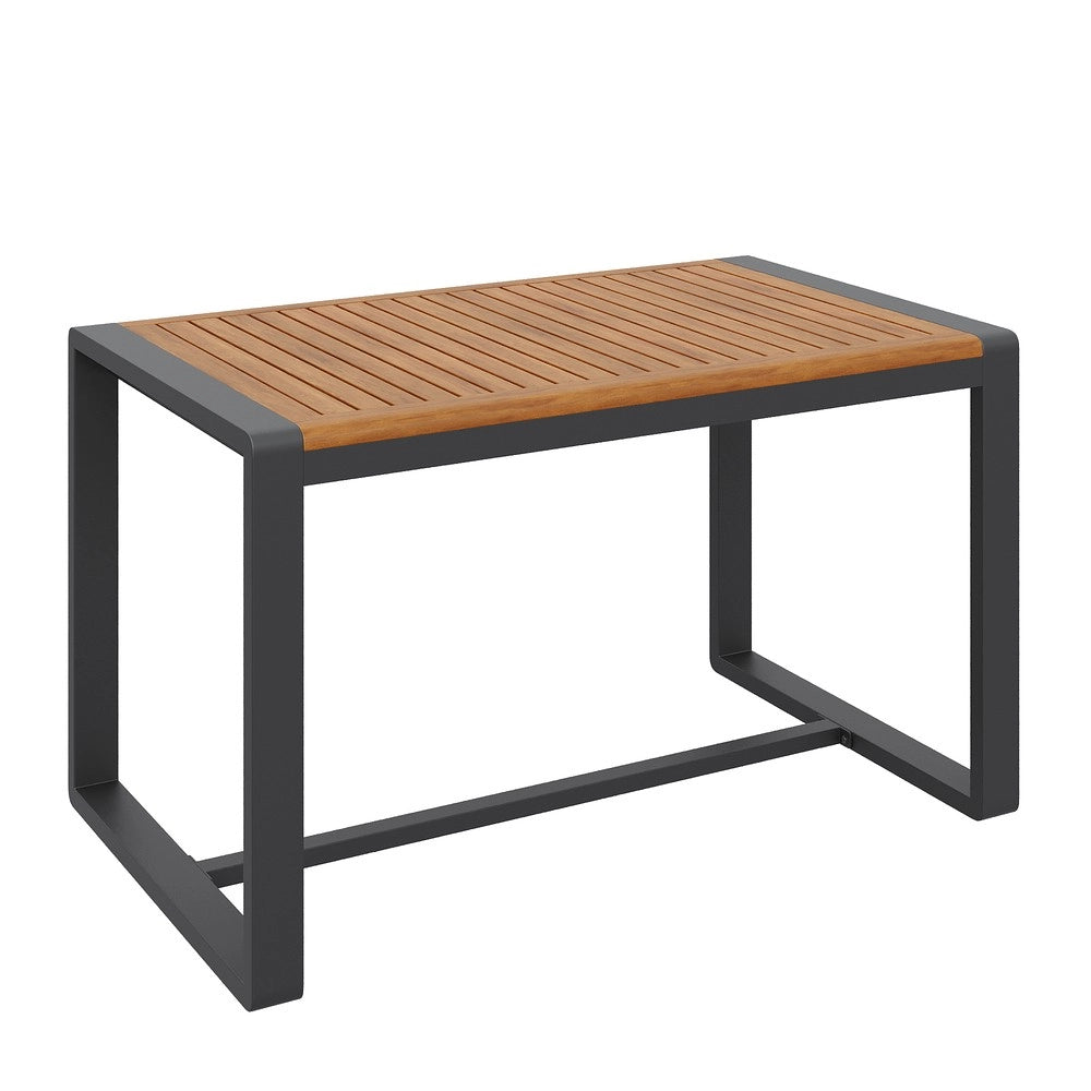 Set Lounge da Giardino 8 Posti con Tavolo in Legno Massello ¨C Xylo ¨C Grigio, Cuscini Inclusi
