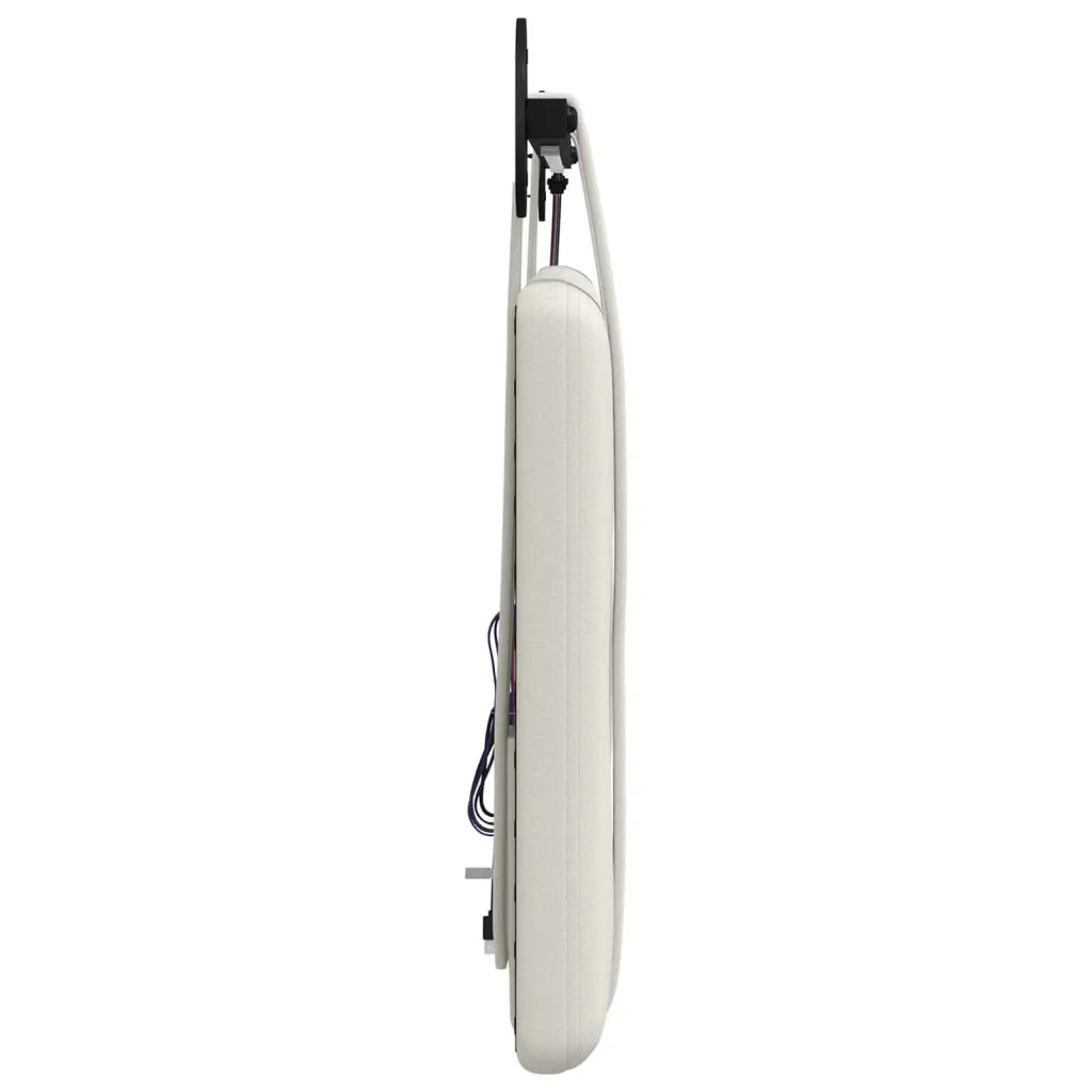 Testiera sospesa Con luce LED Bianco Similpelle 3424132