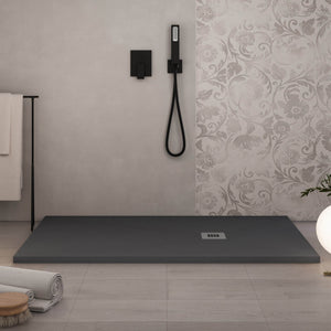 Piatto Doccia 100x180 cm in Pietra Bonussi Everest Antracite