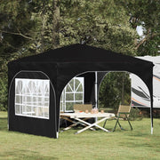 Tenda per feste a pop-up 290 x 290 x 245 cm Nero 42019865
