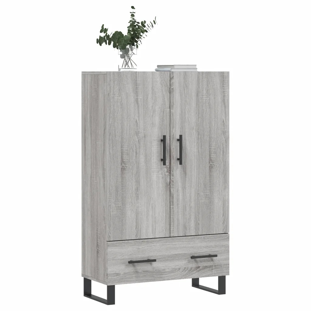 Credenza-Buffet-Armadio da cucina Grigio Sonoma 69,5x31x115 cm in Legno Multistrato 197765