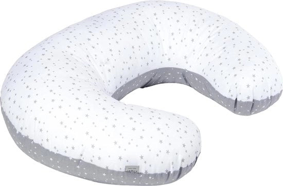 Cuscino per la gravidanza Pepi Cuscino per l'allattamento Cuscino di supporto Cuscino per la gravidanza (Galassia Grigia)