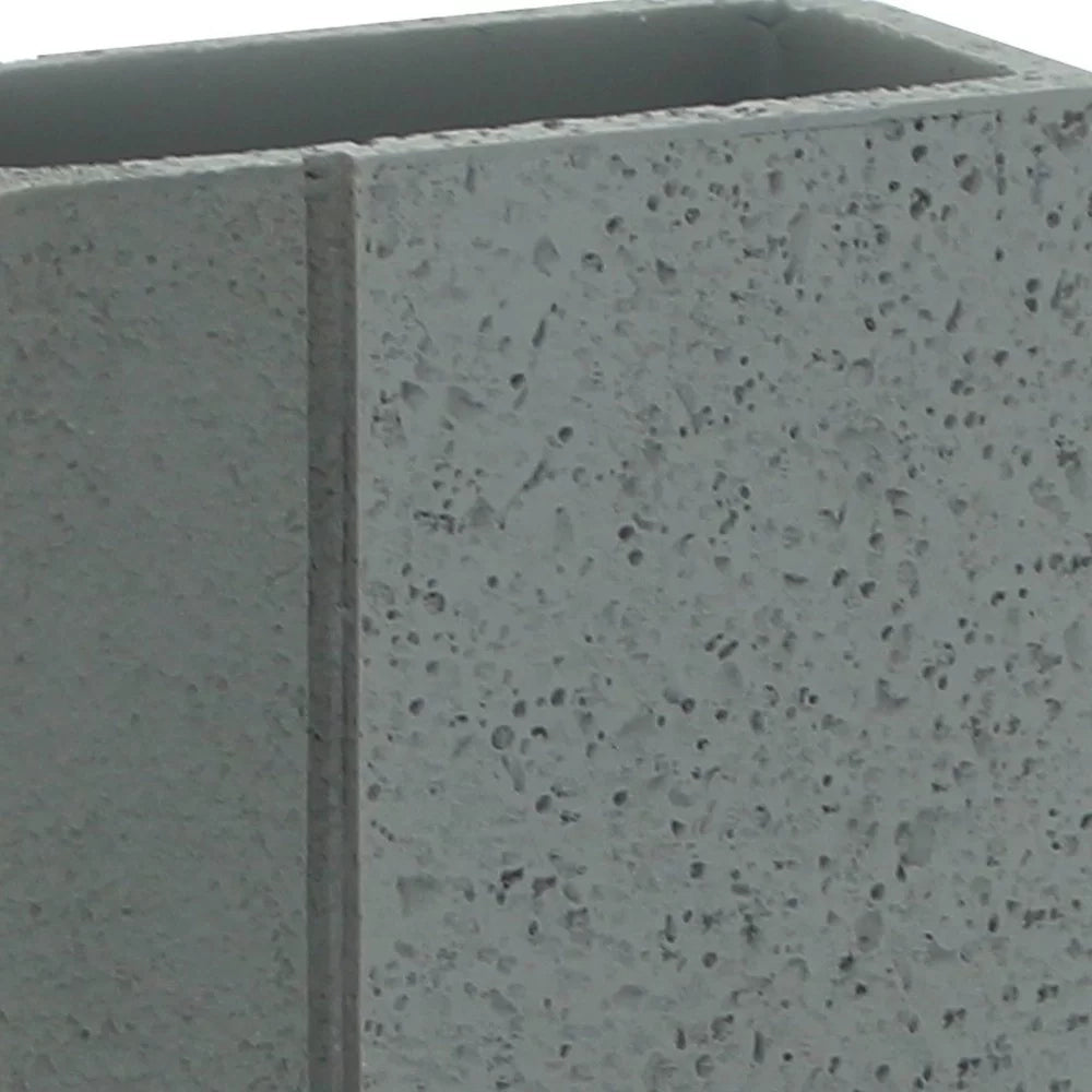 Bicchiere in poliresina grigio - serie Pietra