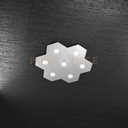HEXAGON APPLIQUE-PLAFONIERA 7 LUCI GRIGIO 1142-7L-GR