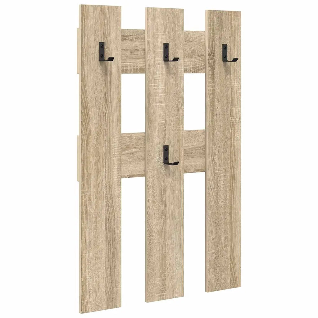 Appendiabiti a muro A parete Rovere Sonoma 65 x 3 x 100 cm 874501