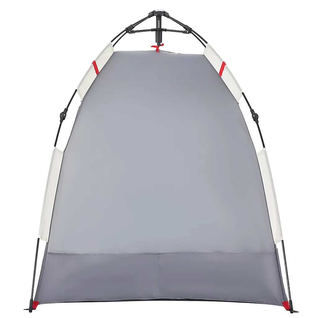 Tenda da Spiaggia 2 Persone-Tenda da campeggio Grigio Rilascio Rapido Impermeabile 539935