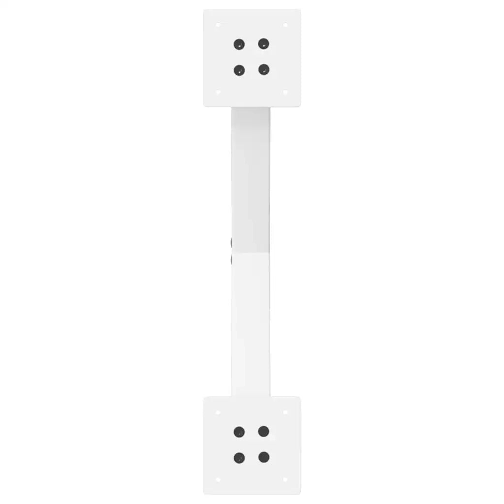 vidaXL Gambe per Tavolino da Caffè a Forma di X 2 pz Bianche 60x(30-31) cm Acciaio