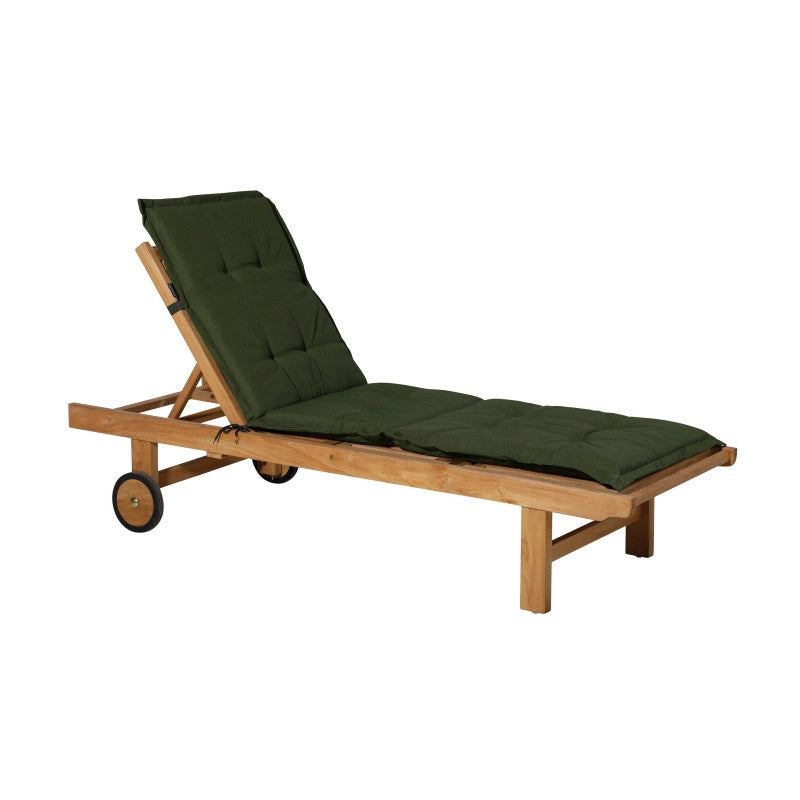 Coussin pour chaise longue PANAMA 65 x 200 cm - MADISON SÃ©rie Classique - Vert